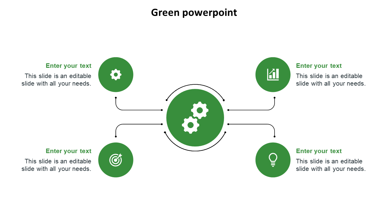 Free - Effective Green PowerPoint Template Presentation Slide